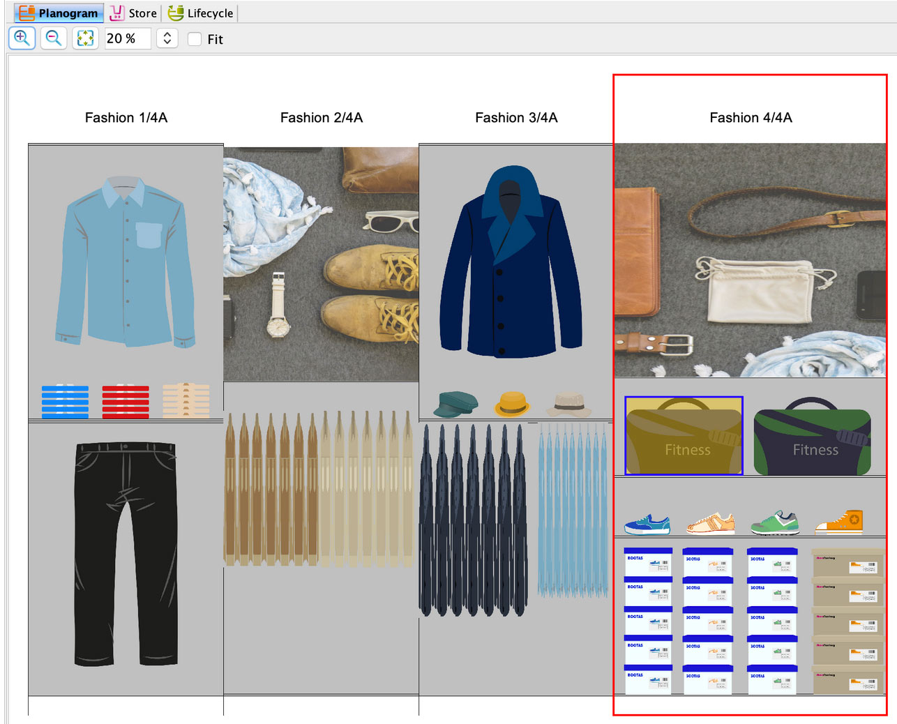 Fashion planograms