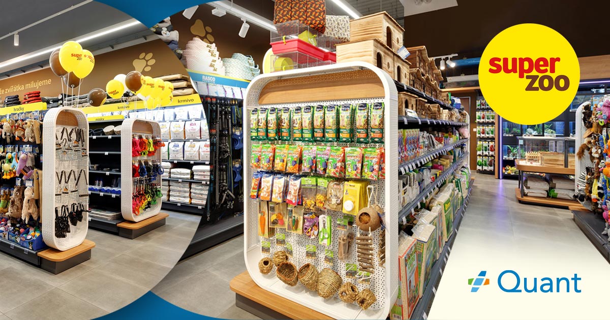 Super zoo cr&eacute;e des planogrammes &agrave; Quant image