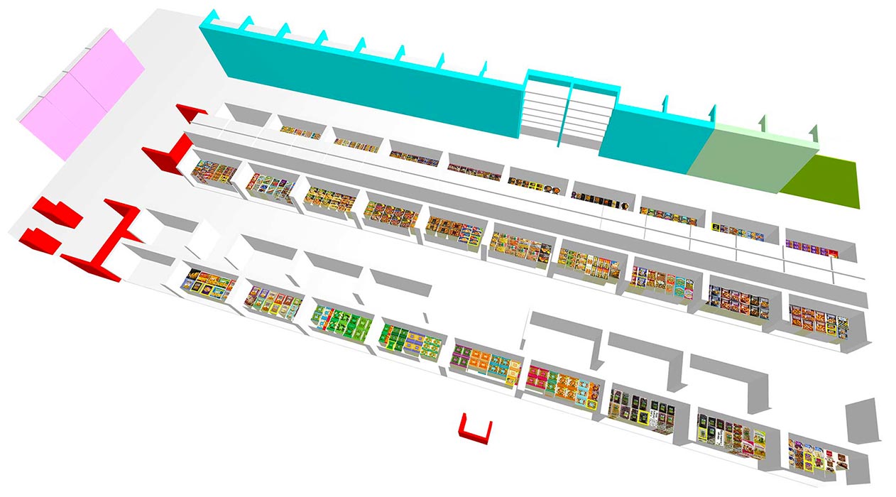 3D store visualization