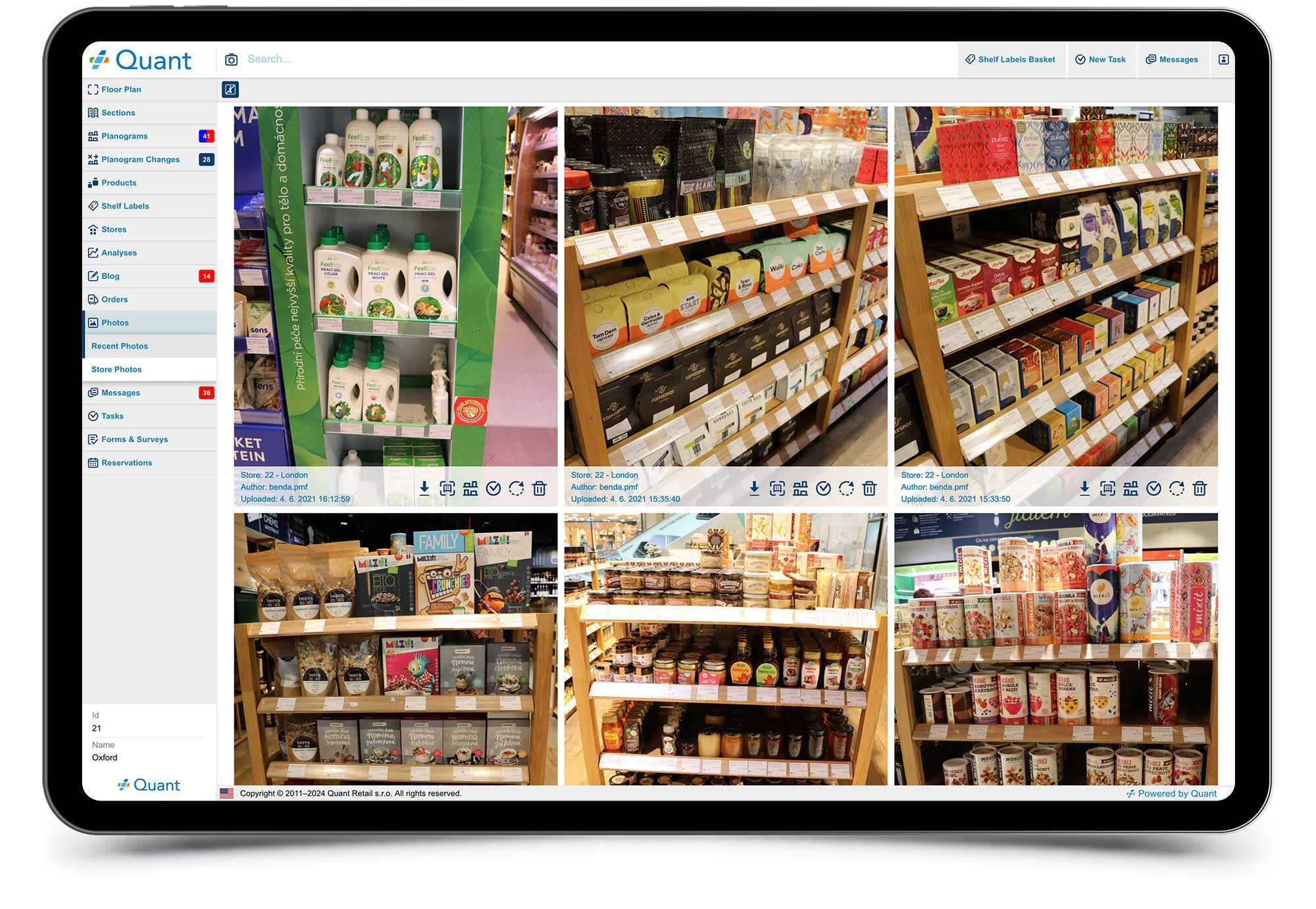 Planograms with Shelf Image Recognition activated