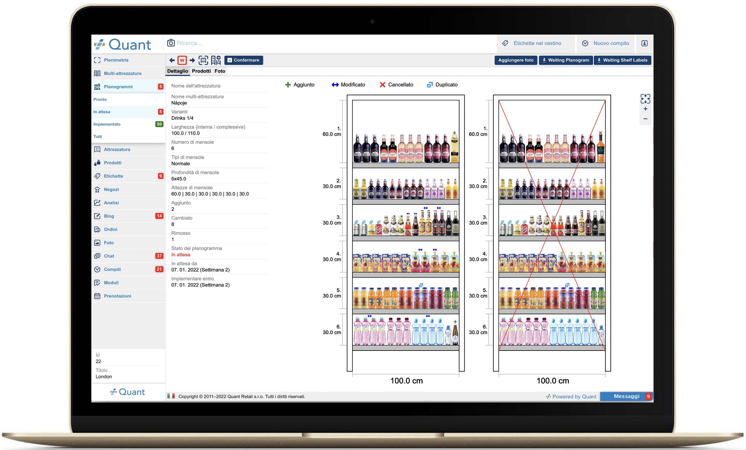 applicazione Quant Web