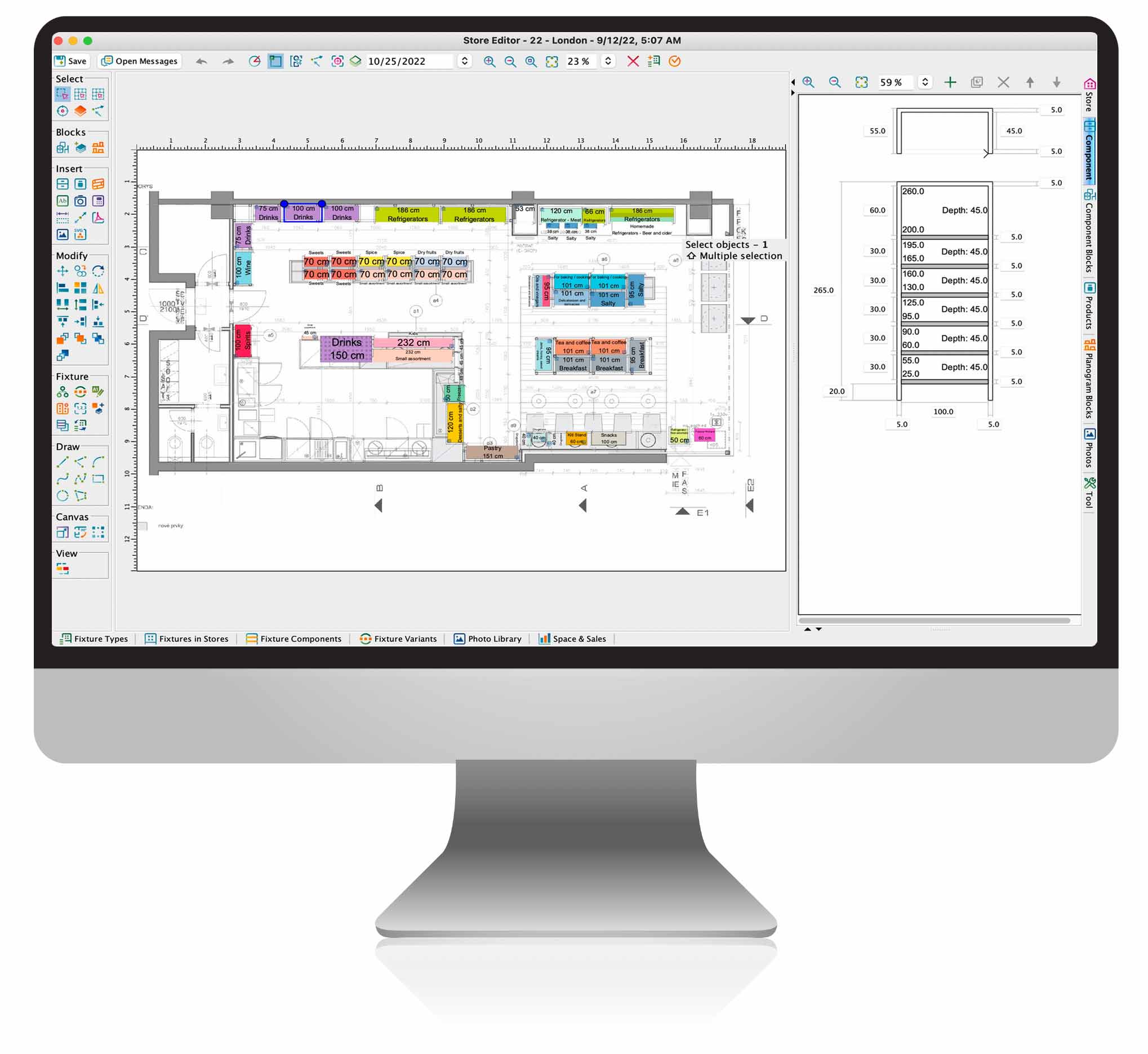 Store Floorplan in Quant