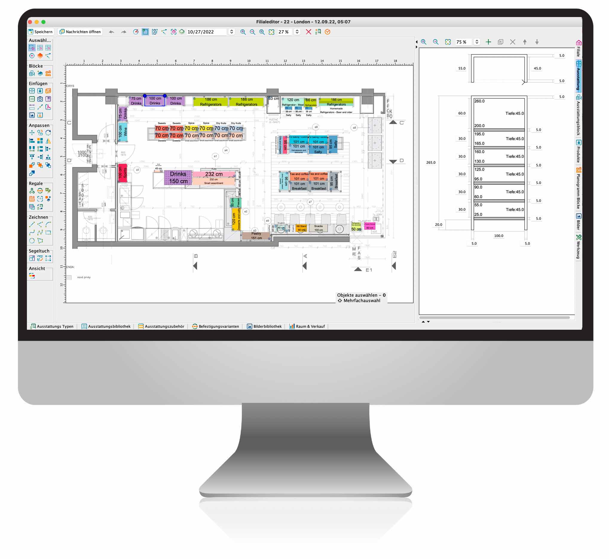 Filialplan in Quant